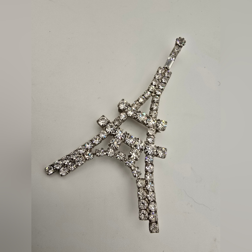 Vintage Eiffle Tower Brooch - Picture 2 of 10